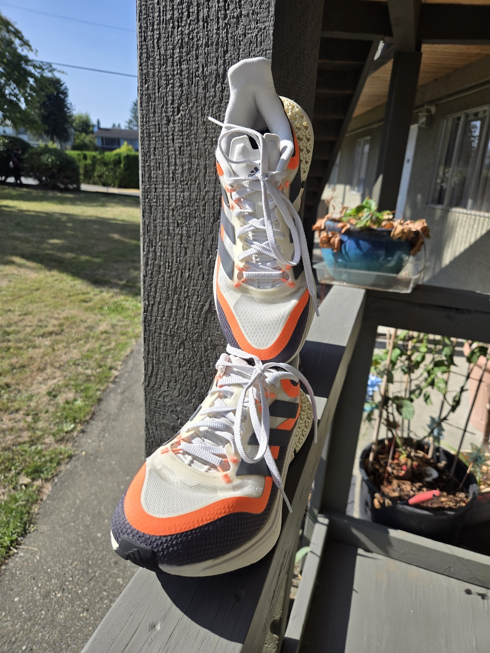 Adidas 4DFWD Pulse 2 "Crystal White Solar Orange"
